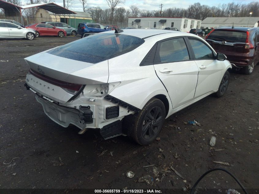 2022 HYUNDAI ELANTRA SEL VIN: 5NPLM4AG0NH085890