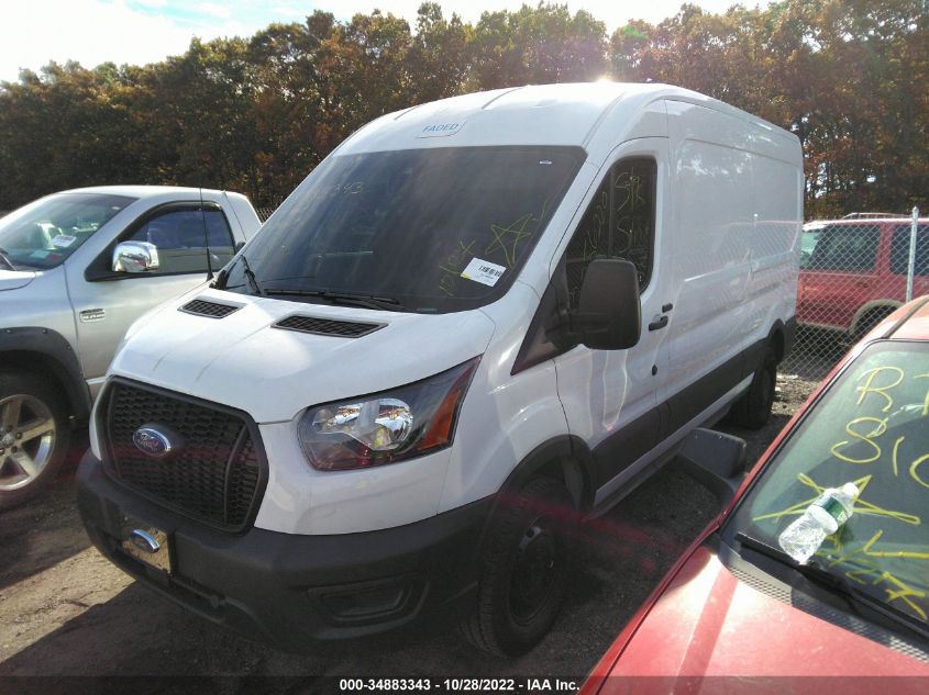 2021 FORD TRANSIT CARGO VAN VIN: 1FTBR1C89MKA87798