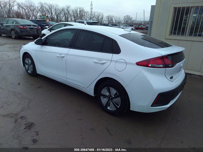 2021 HYUNDAI IONIQ HYBRID BLUE VIN: KMHC65LCXMU252685