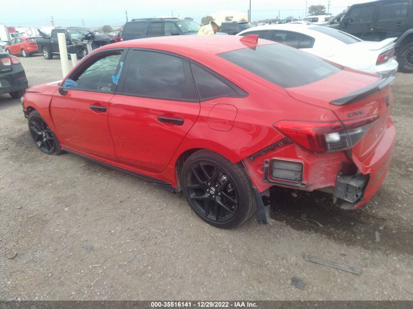 2022 HONDA CIVIC SEDAN SPORT VIN: 2HGFE2F52NH571259