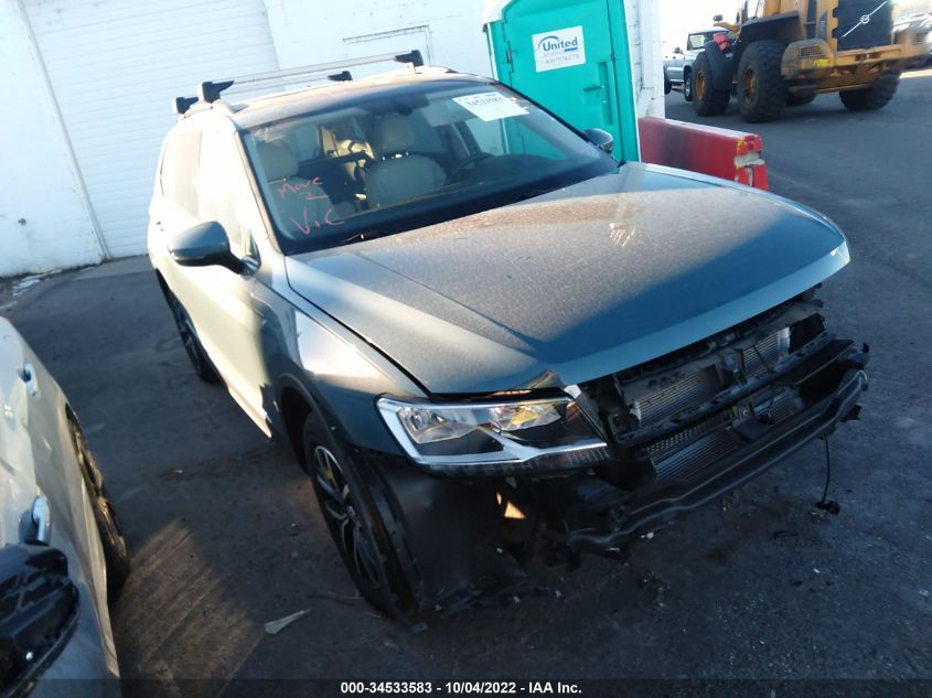 2021 VOLKSWAGEN TIGUAN SE/SE R-LINE BLACK/SEL VIN: 3VV2B7AX0MM094652