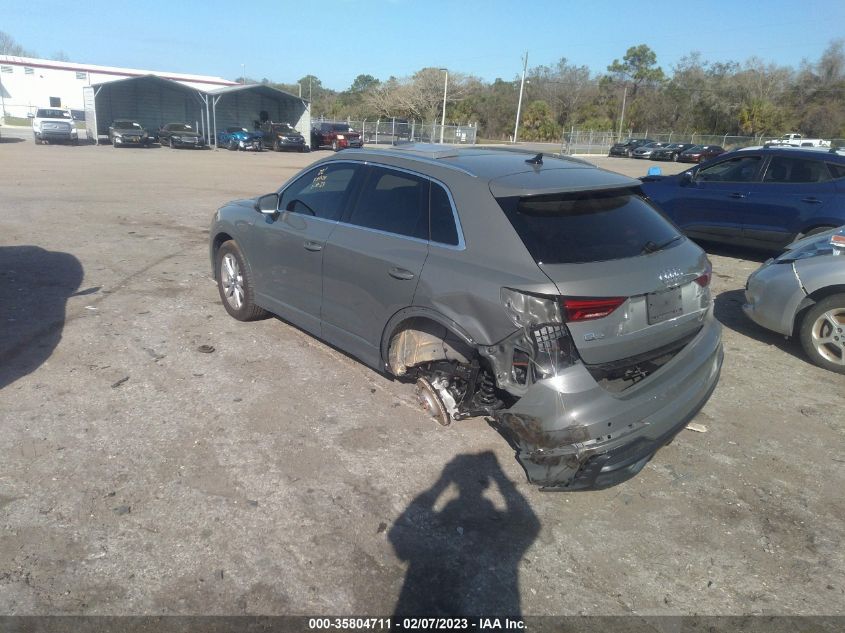 2022 AUDI Q3 S LINE PREMIUM VIN: WA1DECF33N1067368