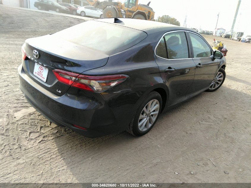 2022 TOYOTA CAMRY LE VIN: 4T1C11AKXNU075428