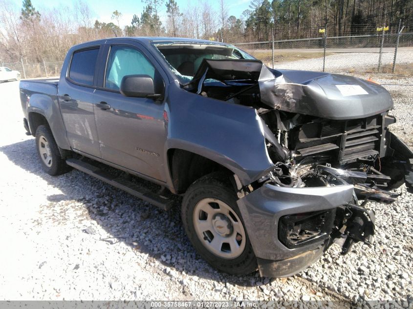 2021 CHEVROLET COLORADO 4WD WORK TRUCK VIN: 1GCGTBEN7M1215557