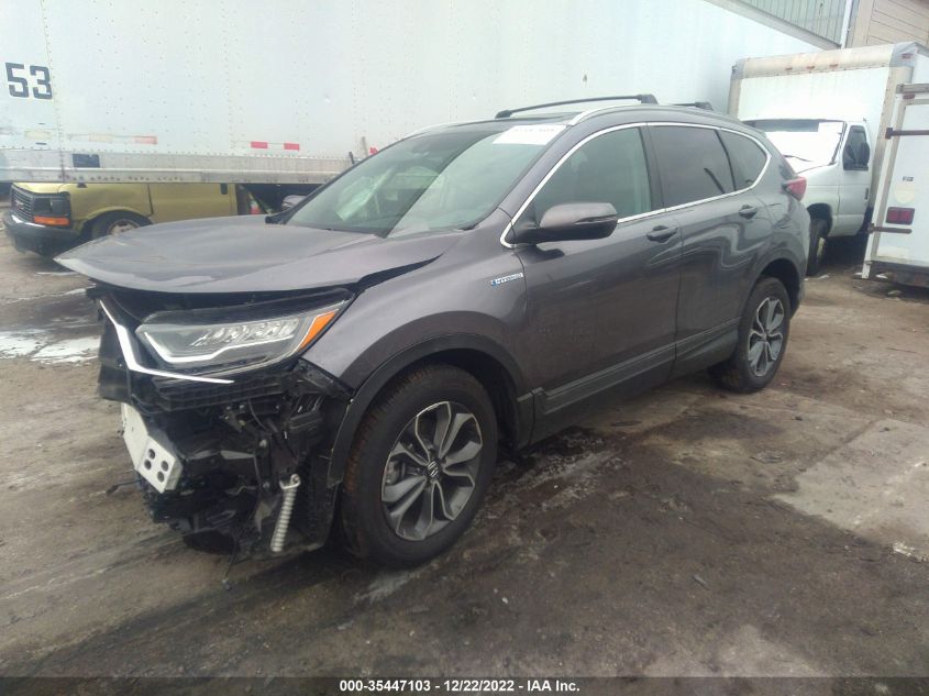 2022 HONDA CR-V HYBRID EX VIN: 5J6RT6H51NL012661