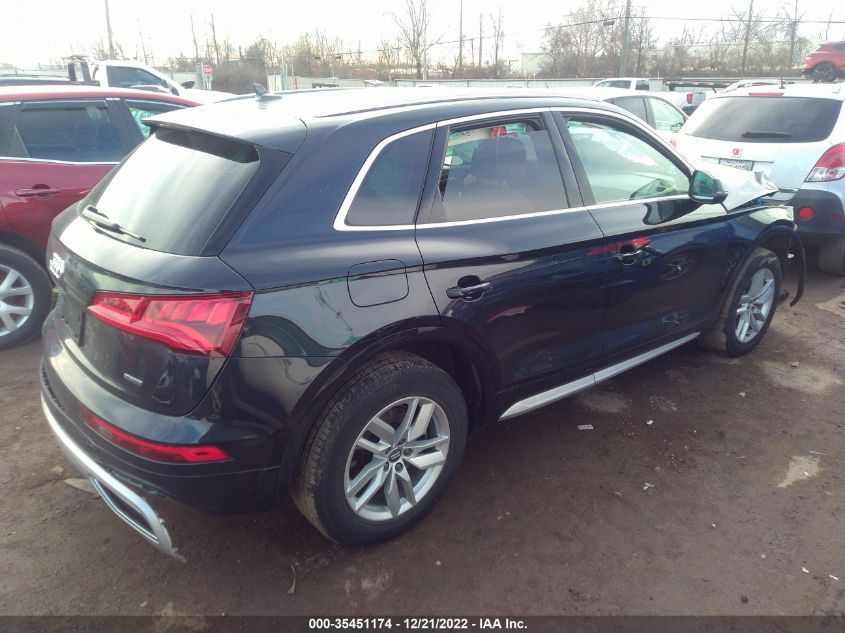 2020 AUDI Q5 PREMIUM/TITANIUM PREMIUM VIN: WA1ANAFY6L2077340