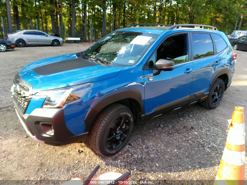 2022 SUBARU FORESTER WILDERNESS VIN: JF2SKALC3NH467194
