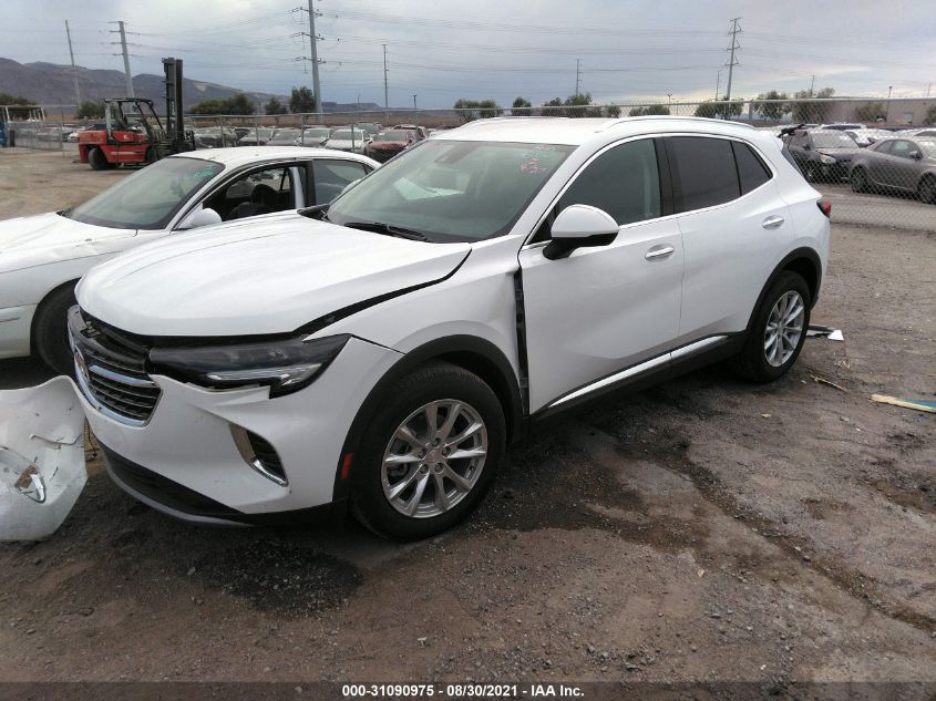 2021 BUICK ENVISION PREFERRED VIN: LRBAZLR44MD150434