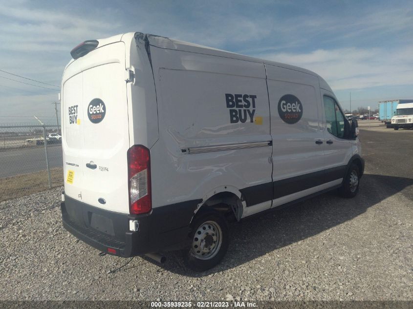 2022 FORD TRANSIT CARGO VAN VIN: 1FTBR1C88NKA78611