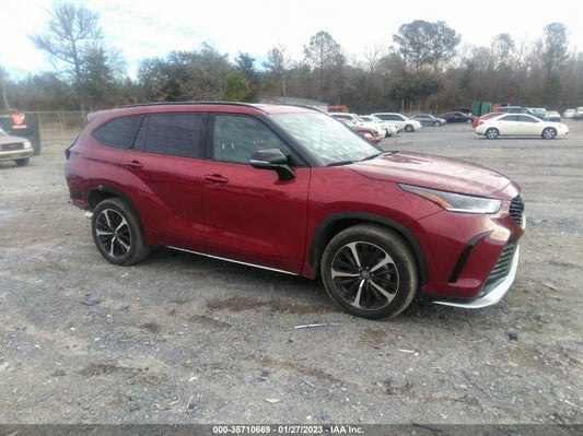 2021 TOYOTA HIGHLANDER XSE VIN: 5TDLZRAH1MS035029