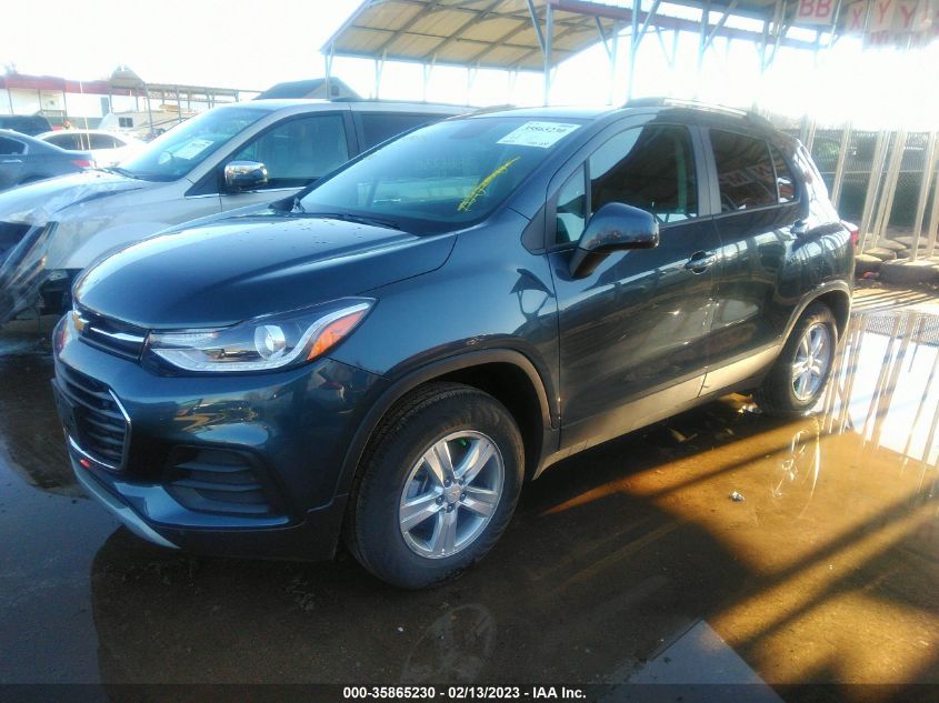 2022 CHEVROLET TRAX LT VIN: KL7CJPSM8NB532947