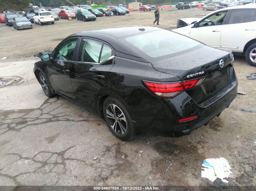 2022 NISSAN SENTRA SV VIN: 3N1AB8CV4NY248725