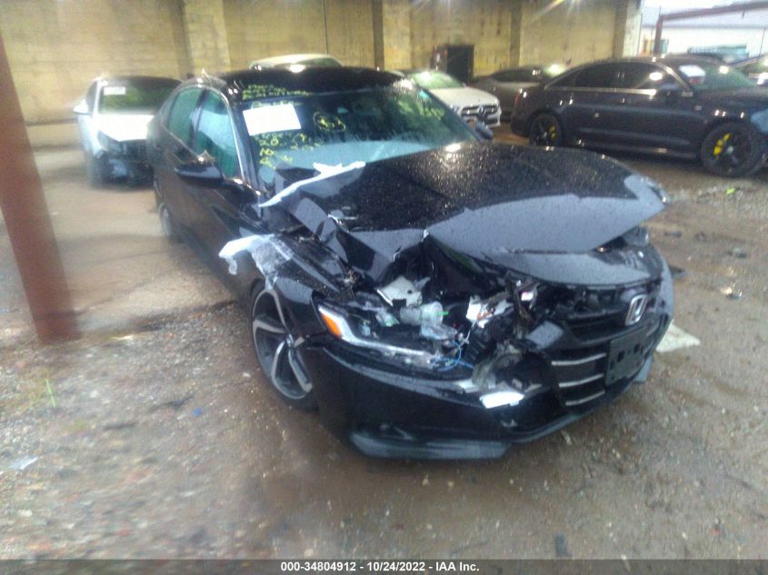 2022 HONDA ACCORD SEDAN SPORT VIN: 1HGCV1F30NA003103