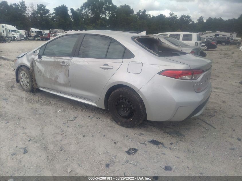 2021 TOYOTA COROLLA L VIN: 5YFDPMAE7MP165019