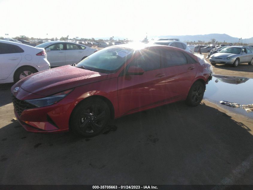 2022 HYUNDAI ELANTRA SEL VIN: 5NPLM4AGXNH079529