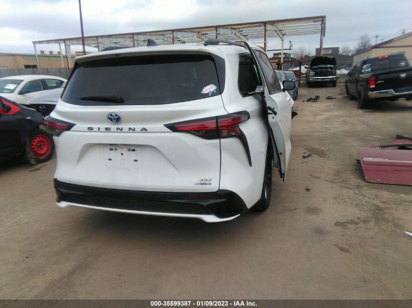 2022 TOYOTA SIENNA XSE VIN: 5TDDRKEC6NS077241