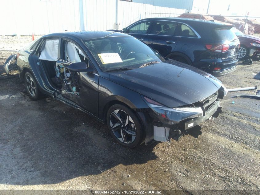 2021 HYUNDAI ELANTRA SEL VIN: 5NPLN4AG5MH021274