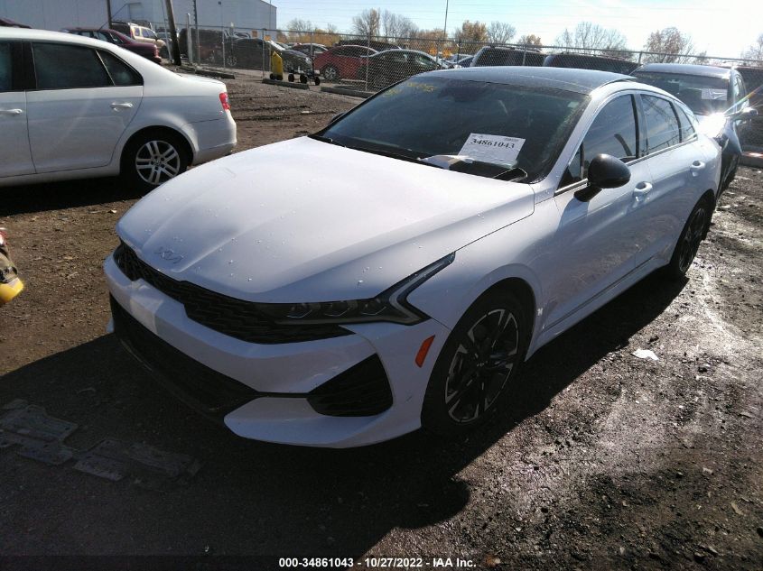 2022 KIA K5 GT-LINE VIN: 5XXG64J27NG134353