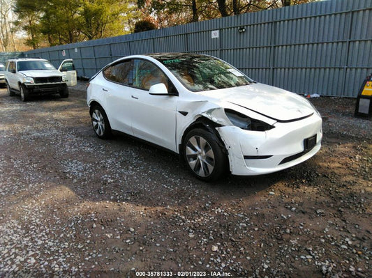2022 TESLA MODEL Y LONG RANGE VIN: 7SAYGDEE7NF309535