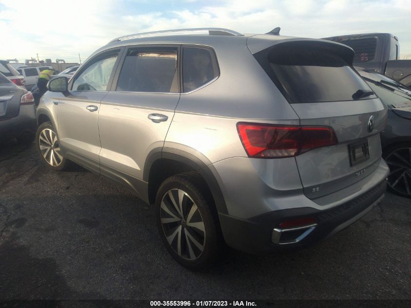2022 VOLKSWAGEN TAOS SE VIN: 3VVRX7B21NM011220
