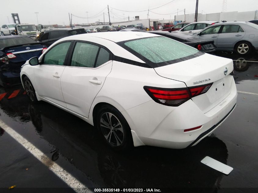 2022 NISSAN SENTRA SV VIN: 3N1AB8CV0NY298246
