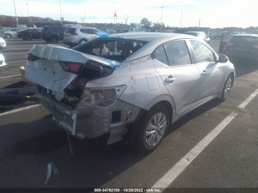 2022 NISSAN SENTRA S VIN: 3N1AB8BV0NY225573