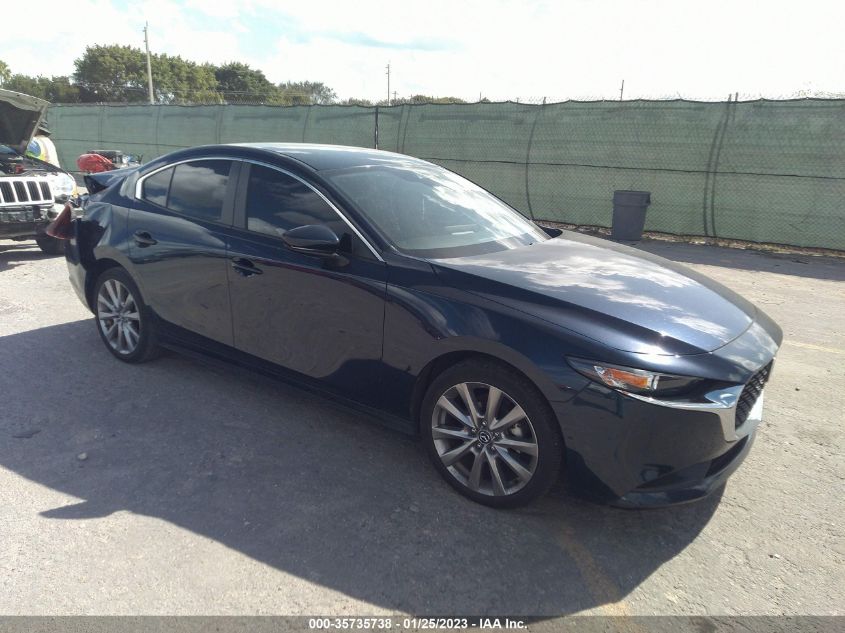 2021 MAZDA MAZDA3 SEDAN SELECT VIN: JM1BPABL2M1334029