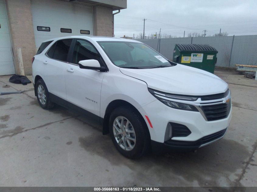 2022 CHEVROLET EQUINOX LT VIN: 3GNAXUEV0NL107322