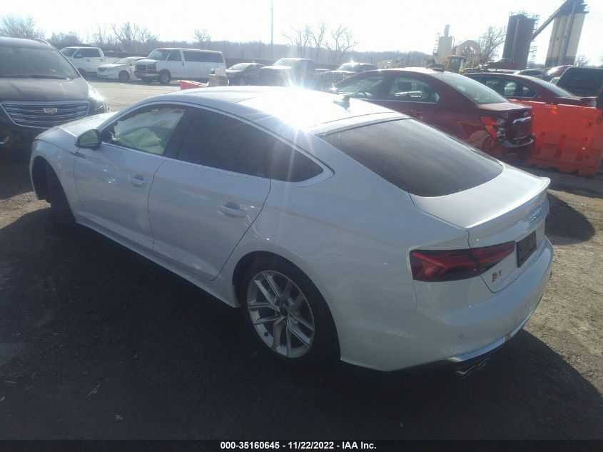 2021 AUDI S5 SPORTBACK PREMIUM VIN: WAUA4CF52MA037707