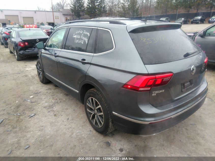 2020 VOLKSWAGEN TIGUAN SE/SEL/SE R-LINE BLACK VIN: 3VV2B7AX3LM093686