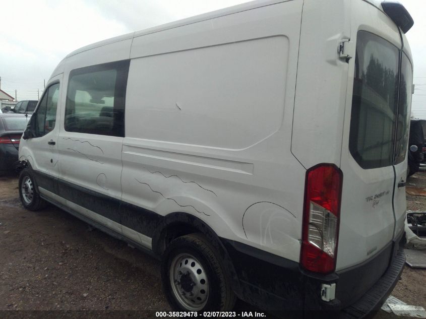 2022 FORD TRANSIT CREW VAN VIN: 1FTYE1DG2NKA18870