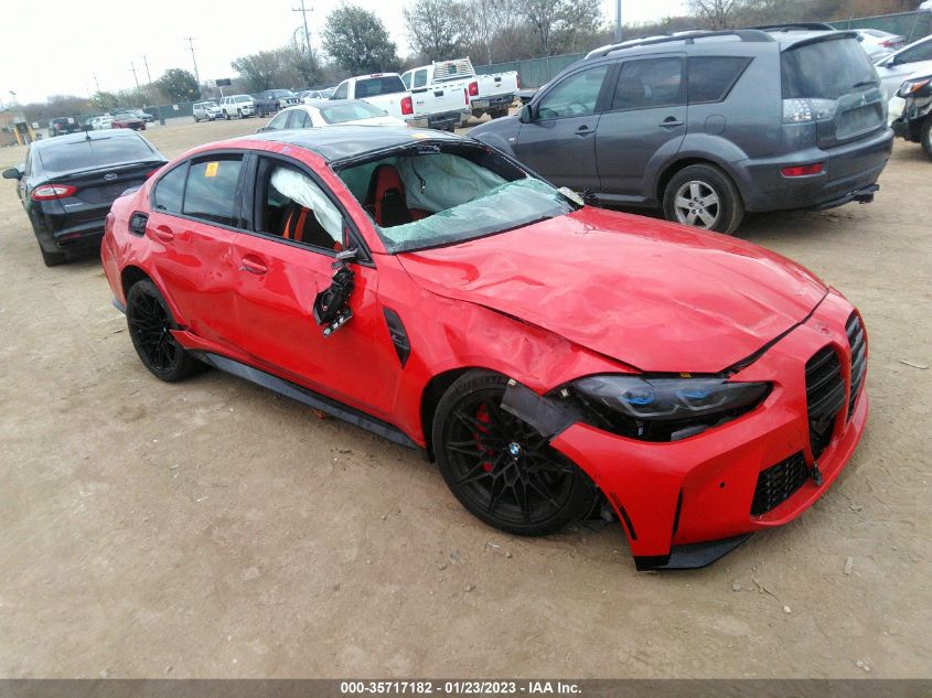 2022 BMW M3 COMPETITION XDRIVE VIN: WBS43AY0XNFM02902