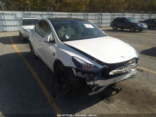 2022 TESLA MODEL Y PERFORMANCE VIN: 7SAYGDEF9NF415655