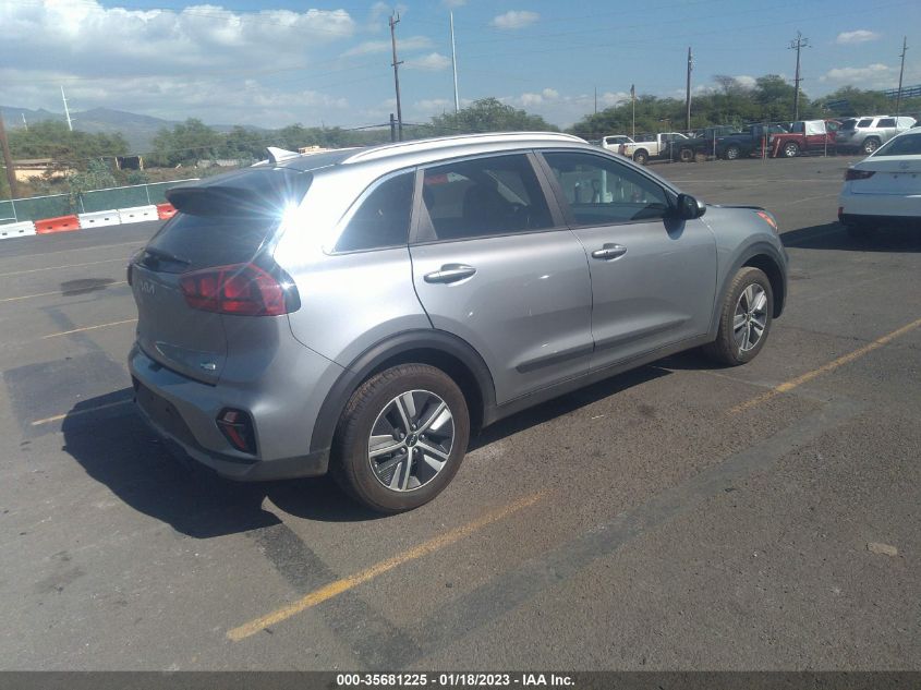 2022 KIA NIRO LXS VIN: KNDCB3LCXN5548046