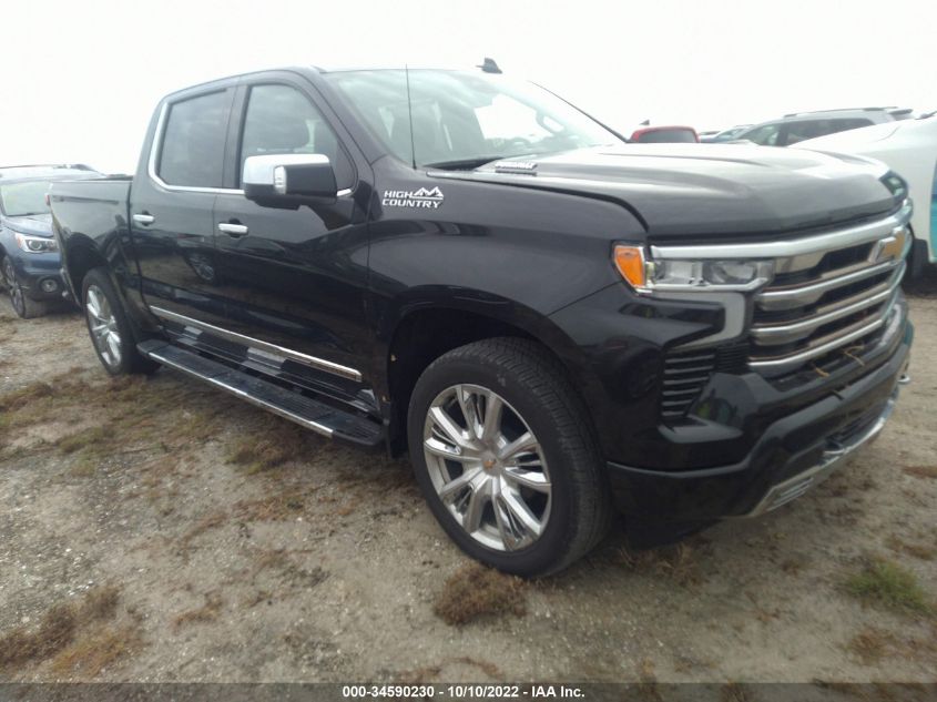 2022 CHEVROLET SILVERADO 1500 HIGH COUNTRY VIN: 1GCUDJET4NZ602692