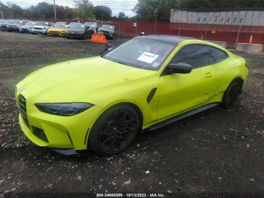 2022 BMW M4 COMPETITION XDRIVE VIN: WBS43AZ08NCK03573
