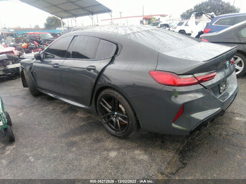 2022 BMW M8 COMPETITION VIN: WBSGV0C04NCH14243