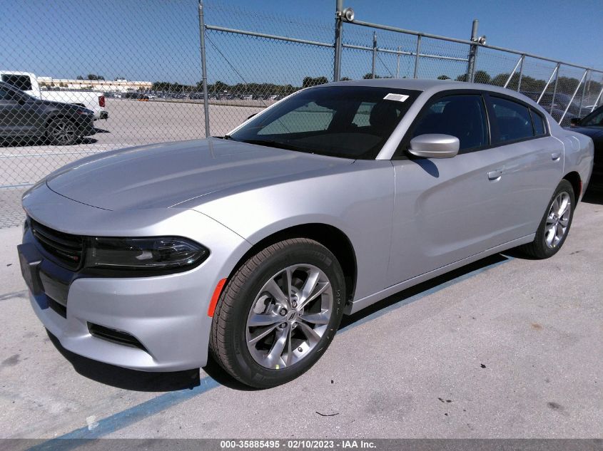 2022 DODGE CHARGER SXT VIN: 2C3CDXJG3NH265010