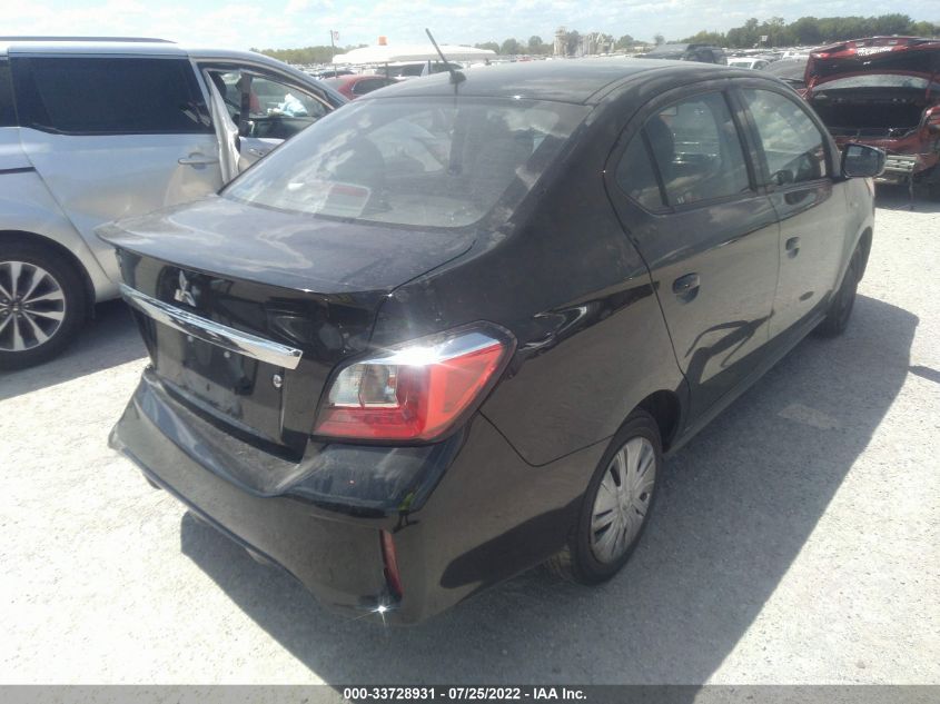 2021 MITSUBISHI MIRAGE G4 ES/LE/CARBONITE EDITION VIN: ML32FUFJ1MHF05461