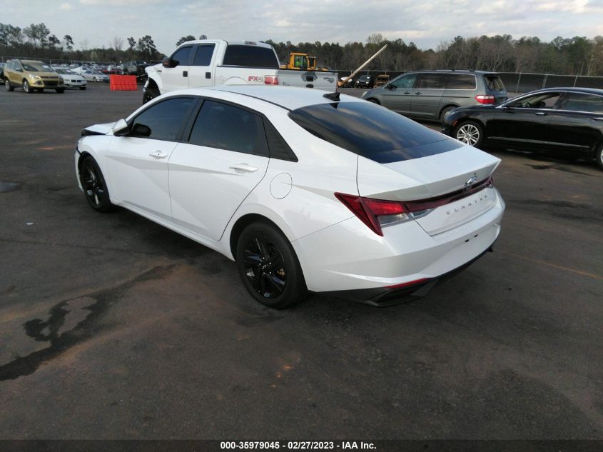 2022 HYUNDAI ELANTRA SEL VIN: 5NPLM4AGXNH054226