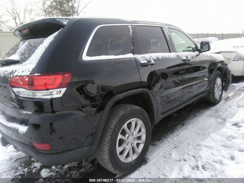 2022 JEEP GRAND CHEROKEE WK LAREDO X VIN: 1C4RJFAG6NC117199