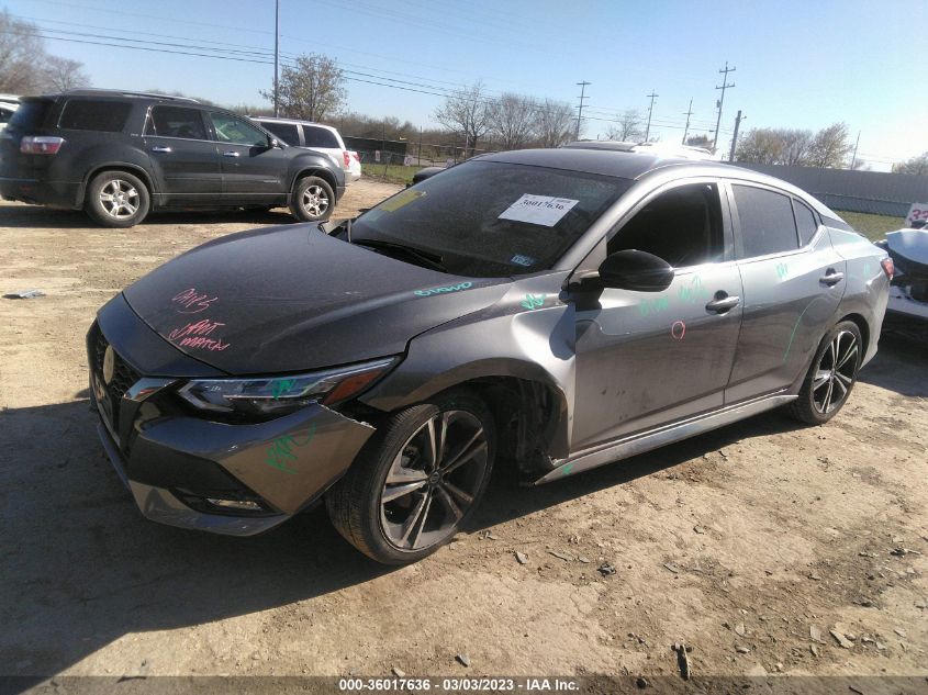 2022 NISSAN SENTRA SR VIN: 3N1AB8DV6NY212534