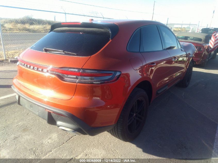 2022 PORSCHE MACAN VIN: WP1AA2A5XNLB05382