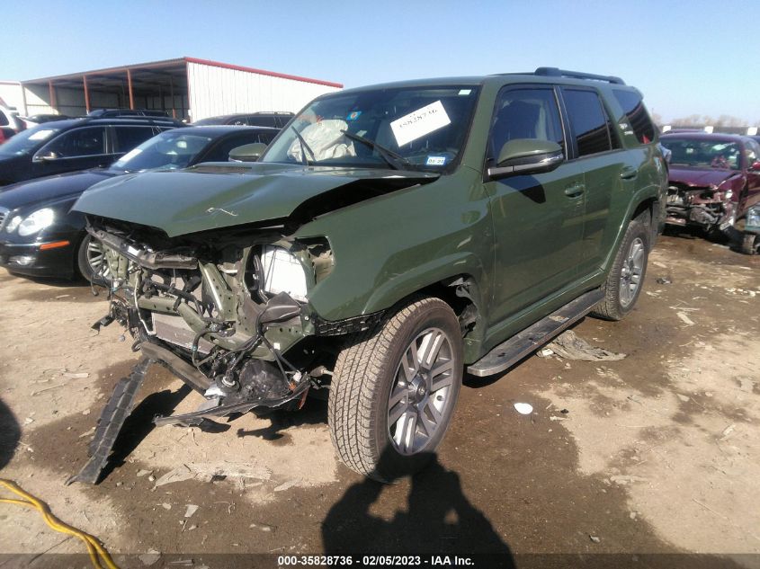 2022 TOYOTA 4RUNNER TRD SPORT VIN: JTEAU5JR5N5268812