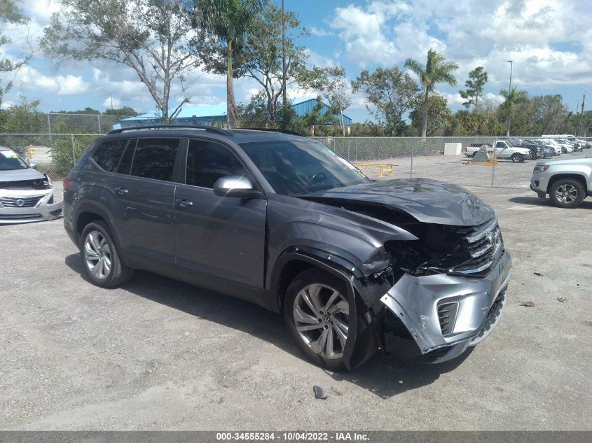 2021 VOLKSWAGEN ATLAS 3.6L V6 SE W/TECHNOLOGY VIN: 1V2JR2CA3MC508203