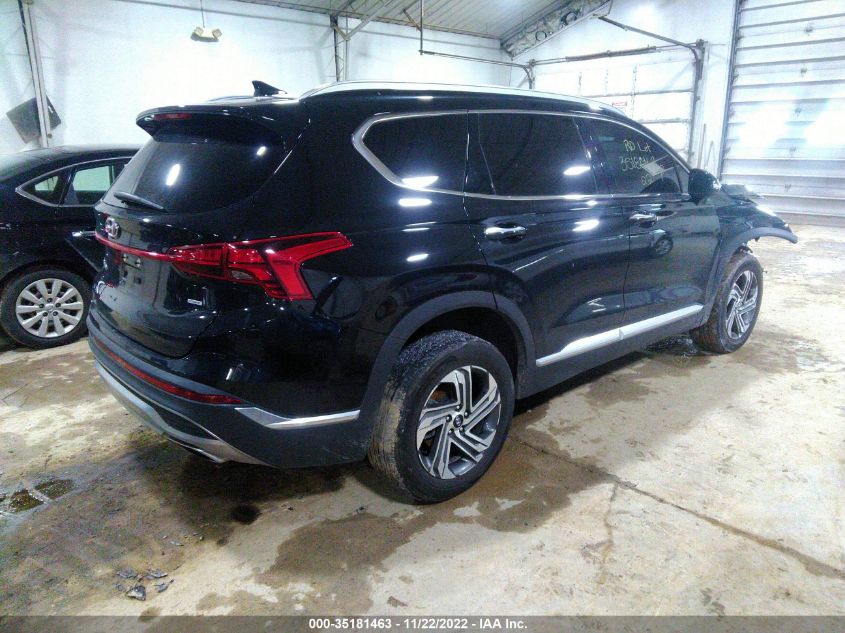 2022 HYUNDAI SANTA FE SEL VIN: 5NMS6DAJ7NH421288