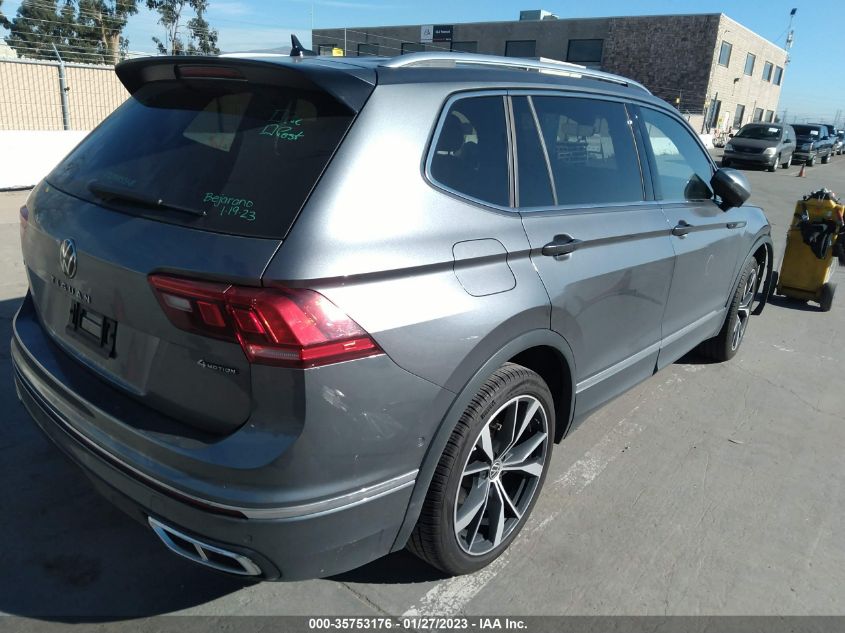 2022 VOLKSWAGEN TIGUAN SEL R-LINE VIN: 3VV4B7AX9NM023251