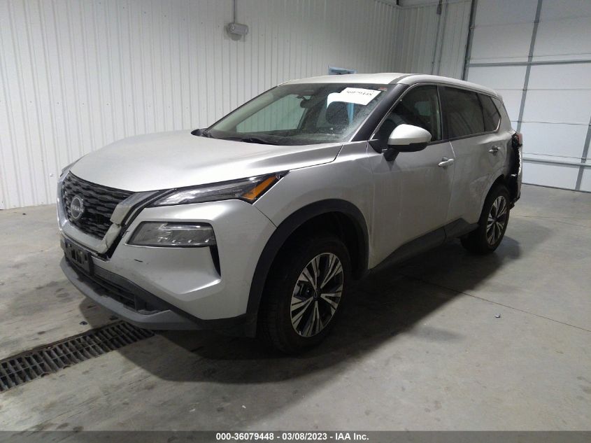 2022 NISSAN ROGUE SV VIN: 5N1BT3BB5NC672637