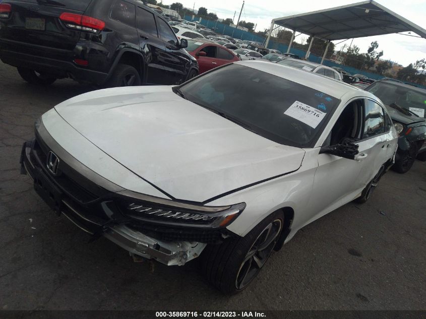 2022 HONDA ACCORD SEDAN SPORT SE VIN: 1HGCV1F48NA027111