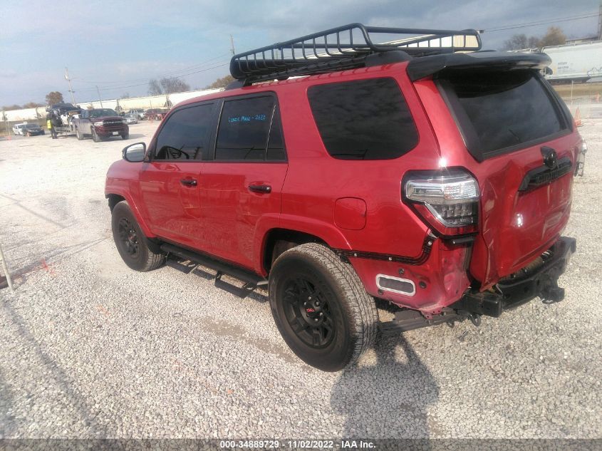 2021 TOYOTA 4RUNNER VENTURE VIN: JTEHU5JRXM5961971